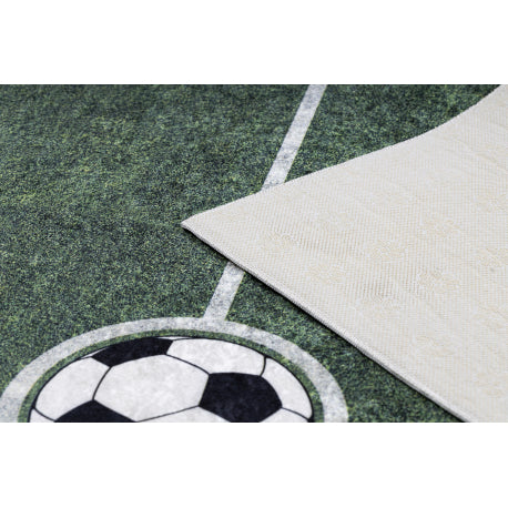 BAMBINO 2138 mosható szőnyeg Pálya, foci gyerekeknek csúszásgátló - zöld